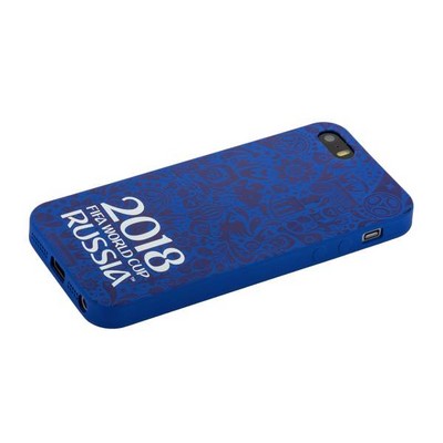 Чехол-накладка TPU Deppa D-103855 ЧМ по футболу FIFA™ Official Logotype для iPhone SE/ 5S/ 5 (4.0") Синий - фото 55548