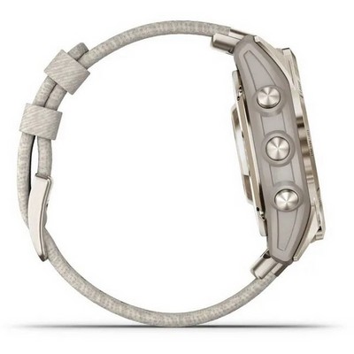Garmin epix Pro (Gen 2) Sapphire Edition 42 mm Soft Gold Nylon Band (010-02802-20) - фото 61633