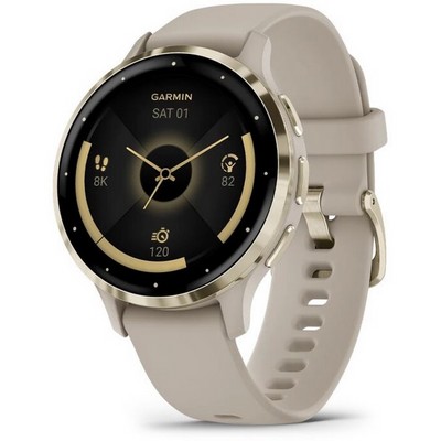 Garmin Venu 3S Soft Gold French Gray (010-02785-02) - фото 61492