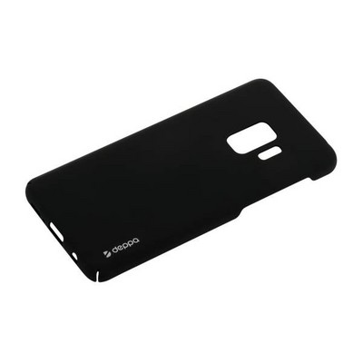 Чехол-накладка пластик Soft touch Deppa Air Case D-83338 для Samsung GALAXY S9 SM-G960F 1мм Черный - фото 55565