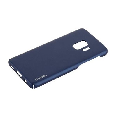 Чехол-накладка пластик Soft touch Deppa Air Case D-83339 для Samsung GALAXY S9 SM-G960F 1мм Синий - фото 55566