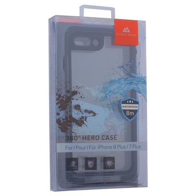Чехол водонепроницаемый Black Rock 360° Hero Case для iPhone 8 Plus/ 7 Plus (5.5") подводный бокс (800030) 1040TST02 Черный - фото 15920