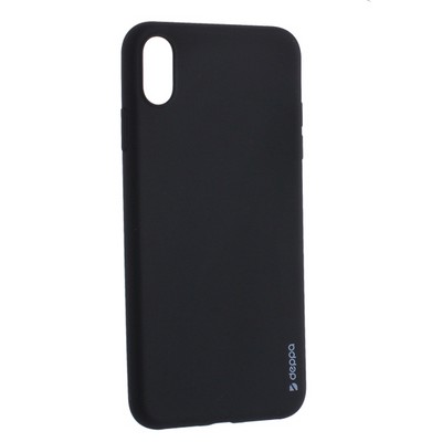 Чехол-накладка силикон Deppa Gel Color Case TPU D-85355 для iPhone XS Max (6.5") 0.8мм Черный - фото 15958