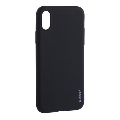 Чехол-накладка силикон Deppa Gel Color Case TPU D-85359 для iPhone XS/ X (5.8") 0.8мм Черный - фото 15960