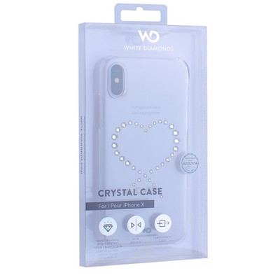 Чехол-накладка White Diamonds Eternity пластик для iPhone X (5.8") с кристаллами Swarovski 1360ETY5 Прозрачый - фото 55580