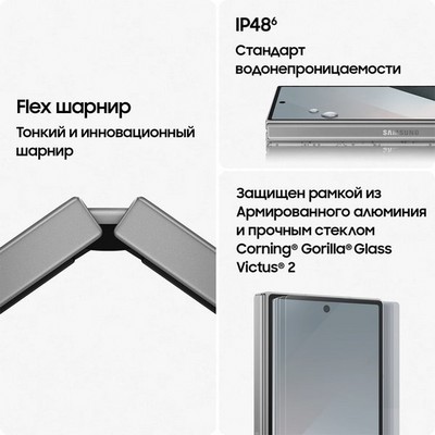 Samsung Galaxy Z Fold6 12/256GB, серебристый - фото 62332