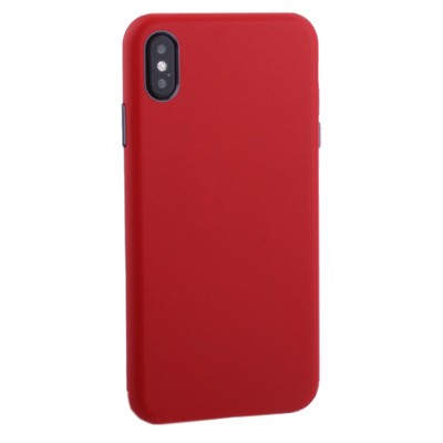 Чехол-накладка кожаная TOTU Imitation all covered PU Leather Case для iPhone XS Max (6.5") AAiXSMAX-016 Красный - фото 16080