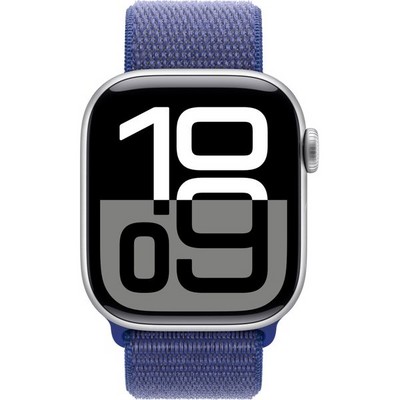 Apple Watch Series 10 GPS 42mm Silver Aluminum Ultramarine Sport Loop - фото 63378