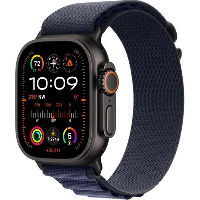 Apple Watch Ultra 2 (2024) GPS + Cellular 49mm Black S/M/L Alpine Loop Navy - фото 63509