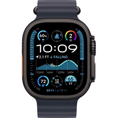 Apple Watch Ultra 2 (2024) GPS + Cellular 49mm Black Ocean Band Navy - фото 63549