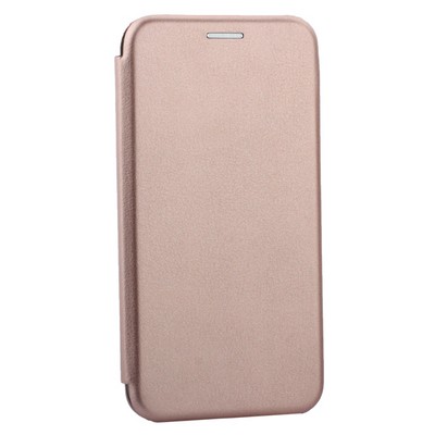 Чехол-книжка кожаный Innovation Case для iPhone XS/ X (5.8") Розовое золото - фото 16259