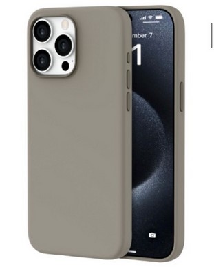 Чехол-накладка Deppa Liquid Silicone Magsafe Case D-84213 для iPhone 16 Pro Max (6.9") Серый - фото 63780