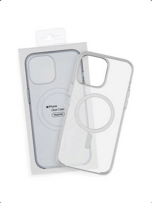 Чехол пластиковый Clear case Magsafe с анимацией для iPhone 16 Pro (6.3") Прозрачный - фото 63732