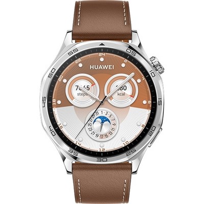 Huawei Watch GT 5 46mm Brown ремешок из кожи - фото 66042