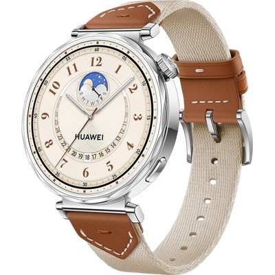 Huawei Watch GT 5 41mm Brown плетеный ремешок - фото 66035