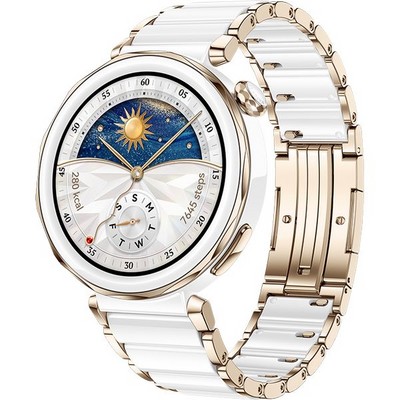 Huawei Watch GT 5 Pro 42mm Ceramic White керамический ремешок - фото 70722