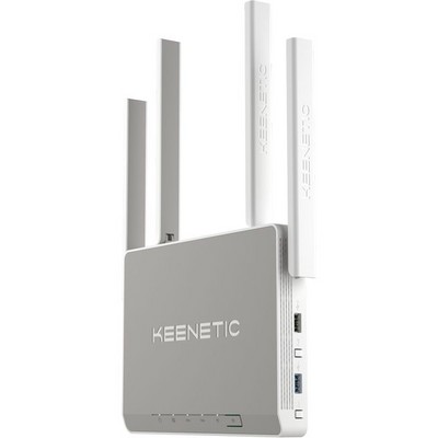 Keenetic Giga KN-1011 Wi-Fi 6 AX1800 4xGbLAN, 1xGbWAN, 1xSFP 1xUSB2.0, 1xUSB3.0, поддержка 3G/4G модема - фото 73435