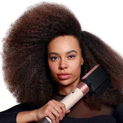 Стайлер Dyson Airwrap i.d. Long HS08 Curly+Coily Ceramic Pink/Rose Gold (розовое золото) - фото 74772