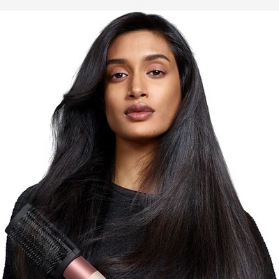 Стайлер Dyson Airwrap i.d. Long HS08 Curly+Coily Ceramic Pink/Rose Gold (розовое золото) - фото 74774