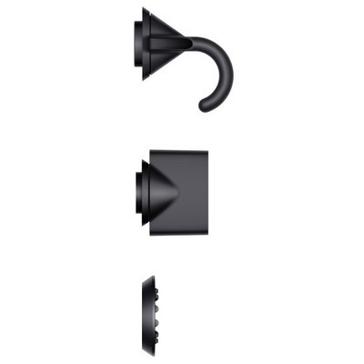 Фен Dyson Supersonic HD08 Light Black/Nickel (черный/никель) с 3 насадками - фото 74852