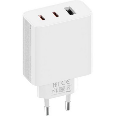 Сетевое зарядное устройство Xiaomi 67W GaN Charger 2C1A White - фото 76185