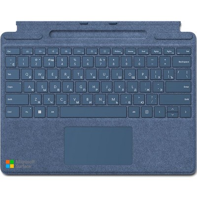 Клавиатура Microsoft Surface Pro 13" Signature Keyboard RUS Sapphire - фото 76716