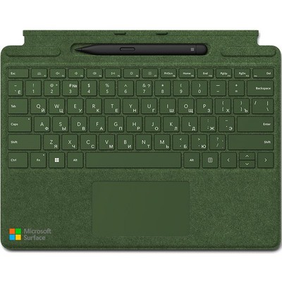 Клавиатура Microsoft Surface Pro 13" Signature Keyboard RUS Slim Pen Bundle Forest - фото 76718