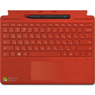 Клавиатура Microsoft Surface Pro 13" Signature Keyboard RUS Slim Pen Bundle Poppy Red - фото 76721
