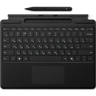 Клавиатура Microsoft Surface Pro 13" Copilot Keyboard RUS Slim Pen Bundle Black - фото 76728