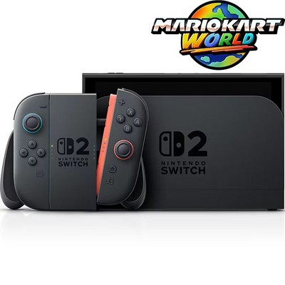 Nintendo Switch 2 System 256GB + Mario Kart World Bundle - фото 77493