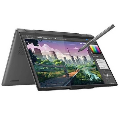 Lenovo Yoga 7 2-in-1 14AHP9 83DK000FUS (AMD Ryzen 5 8640HS 3500MHz/16G/512G SSD/1920x1200/Touch/AMD Radeon 780M) Серый - фото 78346