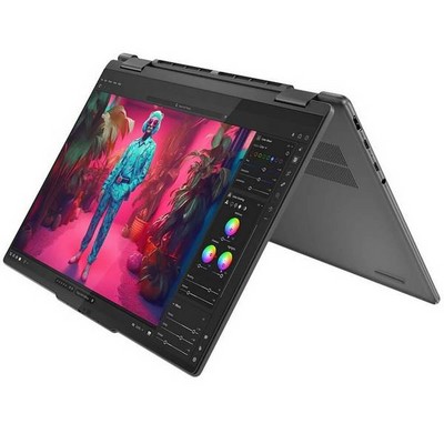 Lenovo Yoga 7 2-in-1 14AHP9 83DK000FUS (AMD Ryzen 5 8640HS 3500MHz/16G/512G SSD/1920x1200/Touch/AMD Radeon 780M) Серый - фото 78347