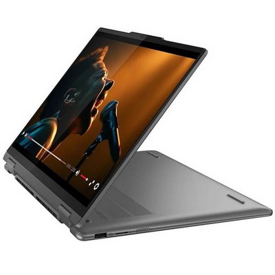 Lenovo Yoga 7 2-in-1 14AHP9 83DK000FUS (AMD Ryzen 5 8640HS 3500MHz/16G/512G SSD/1920x1200/Touch/AMD Radeon 780M) Серый - фото 78348