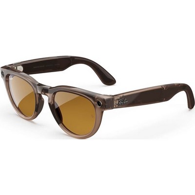 Ray-Ban Headliner Shiny Warm Stone Transparent/ Tint to Saffron Yellow Transitions M/L - фото 78920