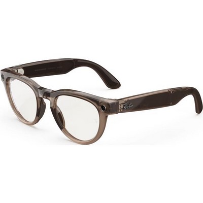 Ray-Ban Headliner Shiny Warm Stone Transparent/ Tint to Saffron Yellow Transitions M/L - фото 78921