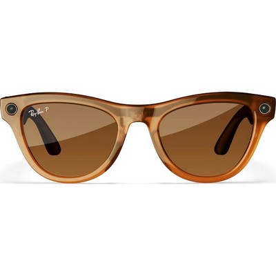 Ray-Ban Skyler Shiny Caramel Transparent/ Brown Polarized M/L - фото 78945 Ray-Ban Skyler Shiny Caramel Transparent/ Brown Polarized M/L - фото 78945
