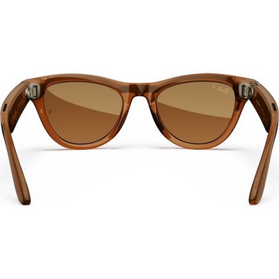 Ray-Ban Skyler Shiny Caramel Transparent/ Brown Polarized M/L - фото 78947 Ray-Ban Skyler Shiny Caramel Transparent/ Brown Polarized M/L - фото 78947