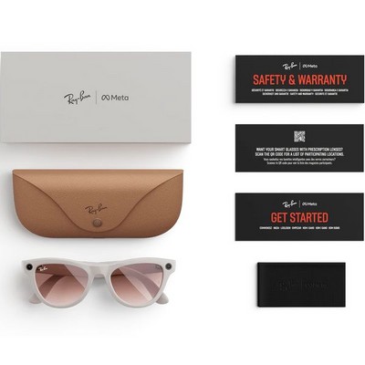 Ray-Ban Skyler Shiny Chalky Gray/ Gradient Cinnamon Pink M/L - фото 78959