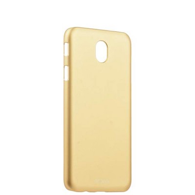 Чехол-накладка пластик Soft touch Deppa Air Case D-83300 для Samsung Galaxy J7 SM-J727P (2017 г.) 1мм Золотистый - фото 55449