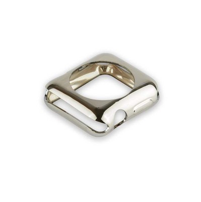 Чехол силиконовый COTECi TPU case для Apple Watch Series 3/ 2 (CS7041-TS) 42мм Серебристый - фото 55481