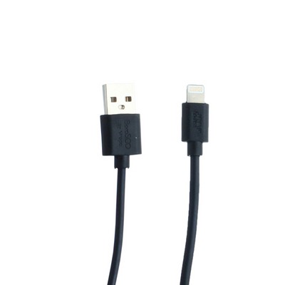 USB дата-кабель BoraSCO B-20547 charging data cable 2A Lightning (витой 2.0 м) Черный - фото 18268