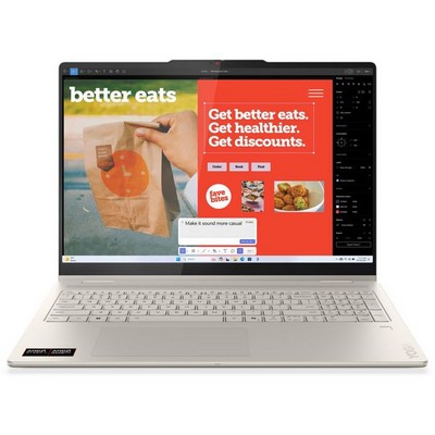 Lenovo Yoga 7 2-in-1 16 83JU0004US (AMD Ryzen AI 7 350 2000MHz/16Gb/1024Gb SSD/16.0/1920х1200/Touch/AMD Radeon 860M) Золотистый - фото 80689