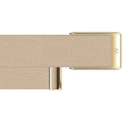 Плетёный люксовый ремешок Whoop Superknit Luxe 5.0 Dune with Gold - фото 80922