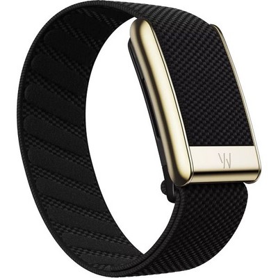 Плетёный люксовый ремешок Whoop Superknit Luxe 5.0 Obsidian with Gold - фото 80926