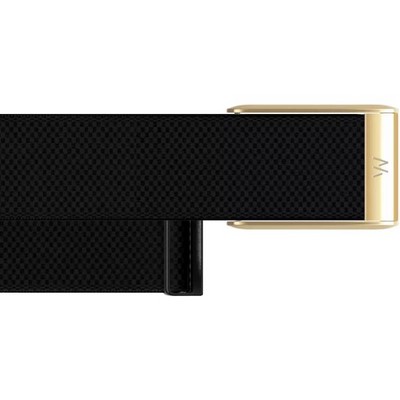 Плетёный люксовый ремешок Whoop Superknit Luxe 5.0 Obsidian with Gold - фото 80927