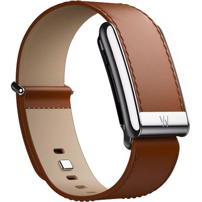 Кожаный люксовый ремешок Whoop LeatherLuxe Straight 5.0 Chestnut/Cream with Titanium - фото 80943
