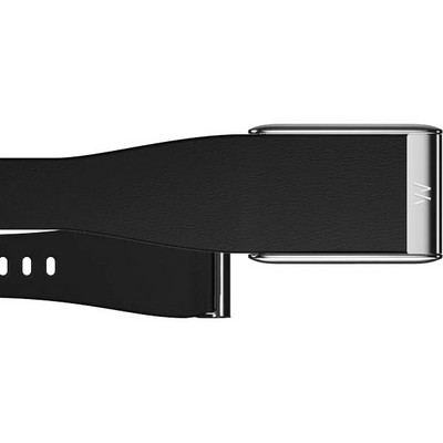 Кожаный люксовый ремешок Whoop LeatherLuxe Tapered 5.0 Black with Titanium - фото 80950