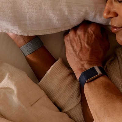 Плетёный люксовый ремешок Whoop Superknit Luxe MG Midnight with Titanium - фото 81000