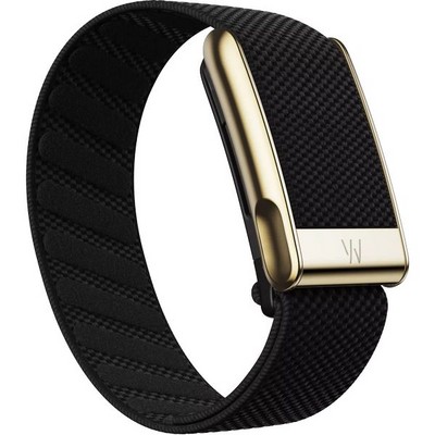 Плетёный люксовый ремешок Whoop Superknit Luxe MG Obsidian with Gold - фото 81007