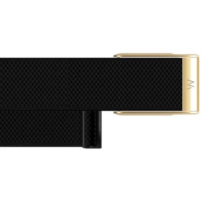 Плетёный люксовый ремешок Whoop Superknit Luxe MG Obsidian with Gold - фото 81008